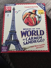 Broderbund Where in the World Is Carmen Sandiego PC CD-ROM Game