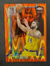 2025 Topps Chrome Basketball Maxi Kleber /25 Orange Wave Refractor - Lakers