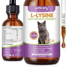 Lysine for Cats, LLysine Supplement for Cats, Cat Immune Support, Cat Lysine ...