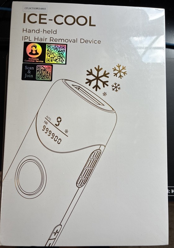 Handheld IPL Hair Removal Device Ice-cool