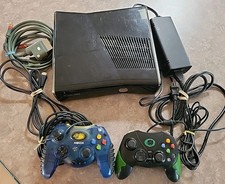 Xbox 360 Console With Cords And Controllers