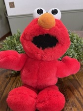 Tyco Sesame Street Vintage Tickle Me Elmo Plush Toy 95, Works Great 16"