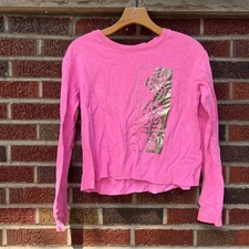 Justice Active Barbie Pink Graphic Pullover Sweatshirt