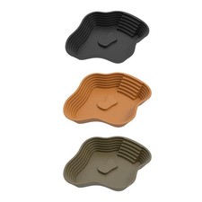 Turtle Bathing Pool Reptile Water Bowl with Ramp for Bearded Dragon Gecko