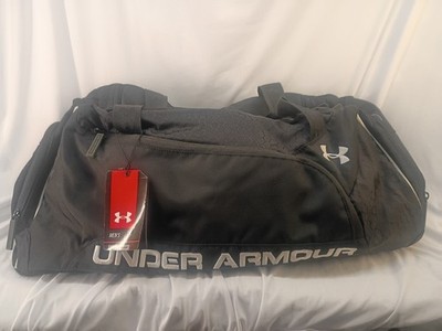 Under Armour SURGE DUFFLE Armor Black Gym Bag NWT NOS NEW