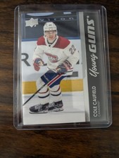 Upper Deck 2021-22 Series 1 Young Guns Cole Caufield Rookie #201 Canadiens