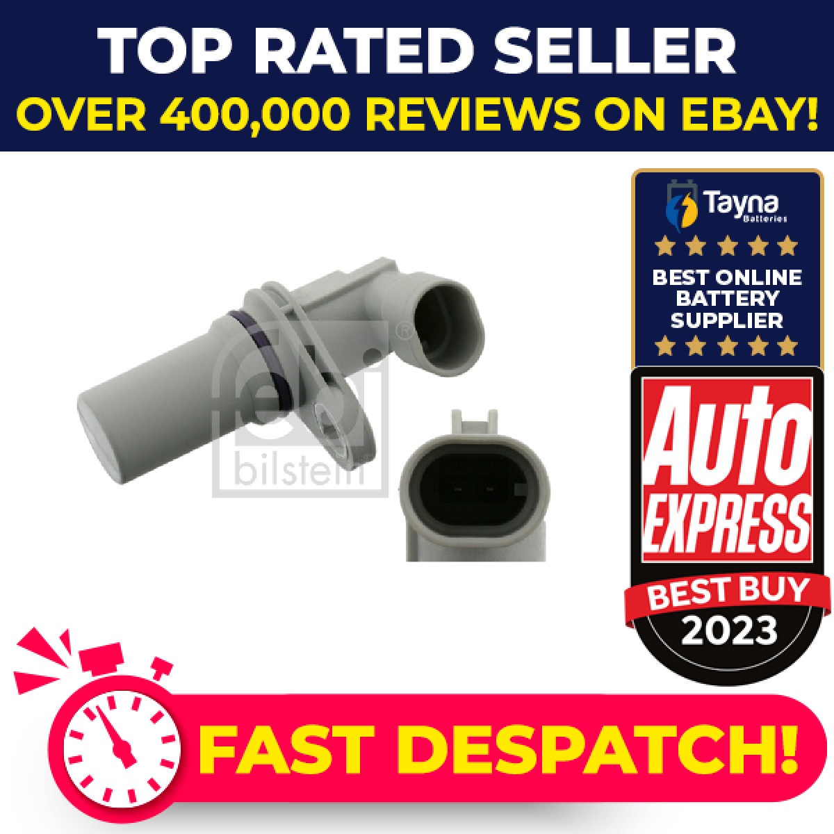 RPM / Crankshaft Sensor fits VAUXHALL ZAFIRA B, C 1.9D 2.0D 05 to 18 012855170
