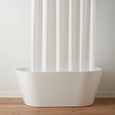 71"x71" Heavy Weight Color Shower Liner : PEVA, Grommet Top, Mildew Resistant
