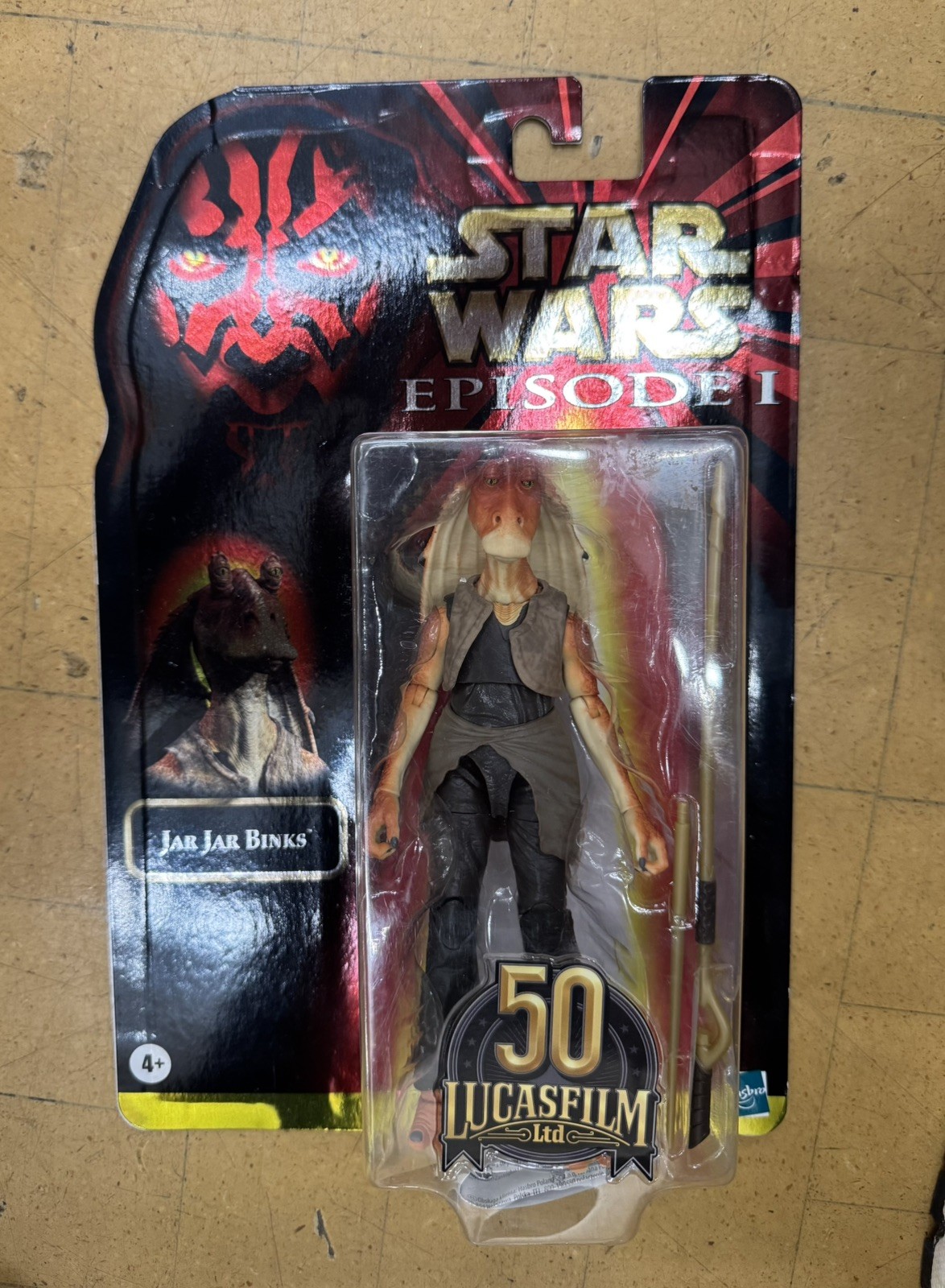 Star Wars The Black Series 50th Anniversary Jar Jar Binks Phantom Menace New