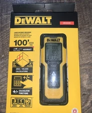DEWALT 100FT LASER DISTANCE MEASURER 100’/30 M DWHT77100