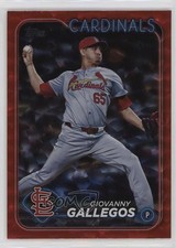 2024 Topps Update Red Crackle Foilboard 39/199 Giovanny Gallegos #US326 12fl