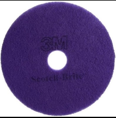 Scotch Brite 13'' Purple Diamond Floor Pad Plus 5-Pack 08741