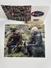 GWENDOLINE CHRISTIE & DANIEL PORTMAN In-Person signed Autogramm/Autograph 20x25