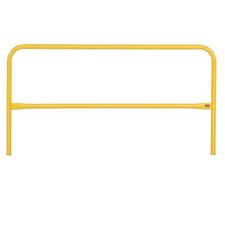 Global Industrial 72"L Pedestrian Barrier Steel Yellow
