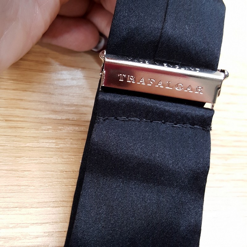 TRAFALGAR Solid Black Suspenders - image 4