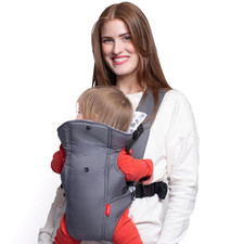 Classic Baby Carrier: Newborn to Toddler Face-In and Face-Out Carrier  Grey 