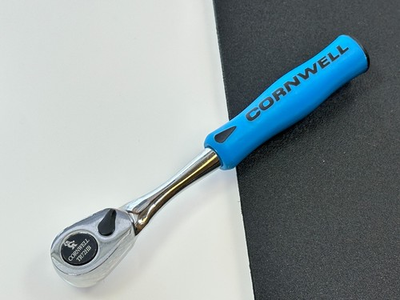 #ad #ad NEW Cornwell Tools USA TR72HB 1 4” Drive 72 Tooth BLUE Soft Grip Ratchet $184.99