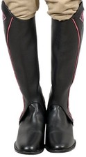 Riders Trend Damen Chapsletten Gamasche Reiterchaps Vollnarbenleder Gefüttert XS