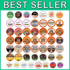 Coffee Tea Hot Chocolate Variety Pack - 50 Count