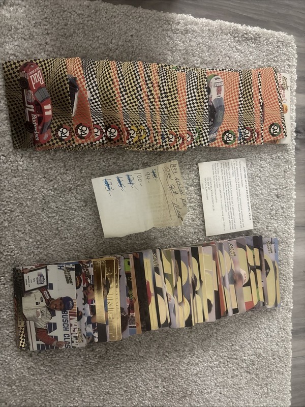 1994 Action Packed Race Cards