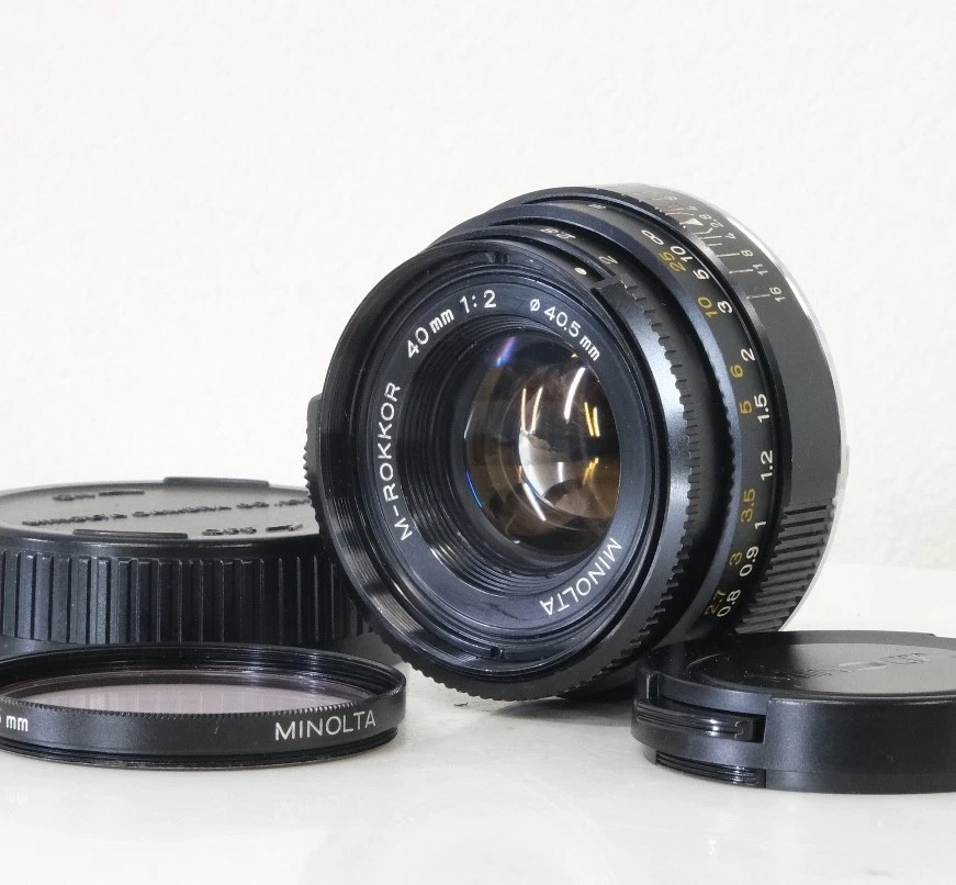Minolta M Rokkor 40mm F2 for sale - eBay