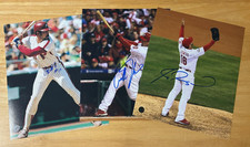 Phillies 8x10 Photo Lot - Ozzie Virgil, Geoff Jenkins, J.C. Romero -Philly Auth
