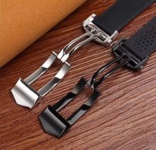 Natural Rubber Strap for TAG Heuer Grand Carrera 22mm 24mm Sport Watch Band