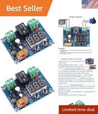 2pcs 12V-36V DC Voltage Protection Module Digital Low Voltage Protector Disco...