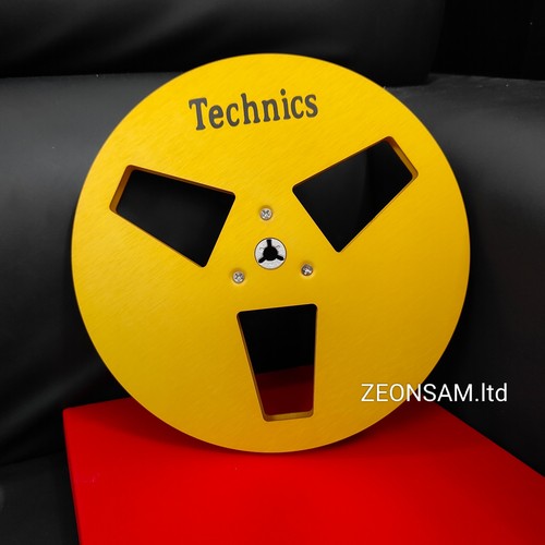 1 PCS Technics 1/4"  8" Empty Tape Reels For Reel To Reel Tape Recorders(Gold)