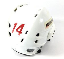 Carolina Hurricanes Game-Worn Used NHL HH5000 Bauer Helmet #14 White