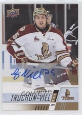 2017-18 Upper Deck CHL Auto Jeffrey Viel Jeffrey Truchon-Viel #8 Auto ds4