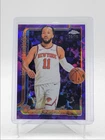 JALEN BRUNSON 2025-26 TOPPS CHROME SAPPHIRE PURPLE REFRACTOR /75 Q4901