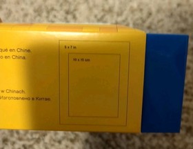 LEGO 5x7 Blue Lego Block Picture Frame which Is Stackable! #4113 New & Sealed!