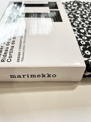 Marimekko Shower Curtain Mini Pikkuinen Unikko Black White Floral