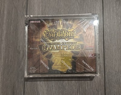 Quarter Century Stampede Sealed Booster Box (Yu-Gi-Oh!) MIT ACRYLKOFFER