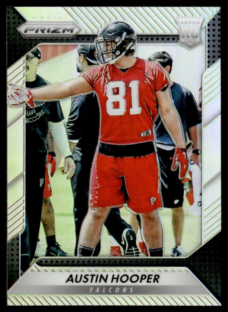 2016 PANINI PRIZM SILVER AUSTIN HOOPER ROOKIE ATLANTA FALCONS #226