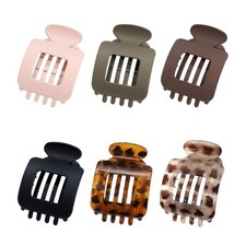 Square Headdress Clip Gentle On Hair Stylish Hair Accessories Fashion Hairpin