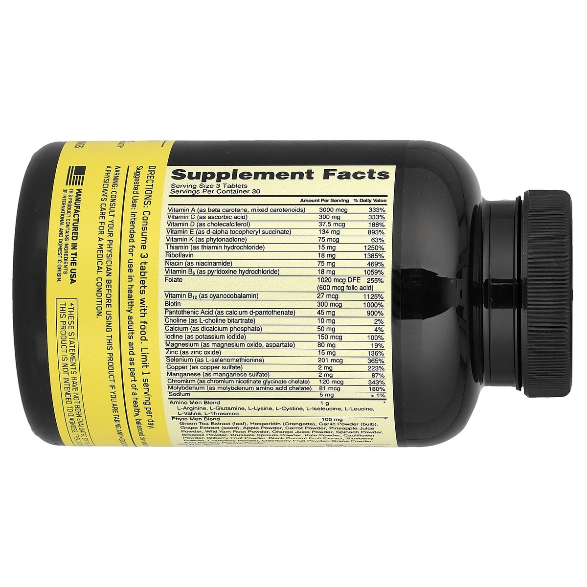 Opti-Men®, Multivitamin For Active Men, 90 Tablets | eBay