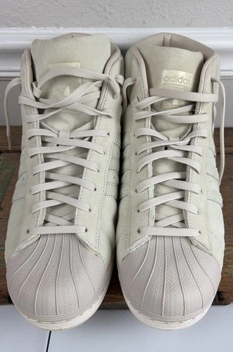 Adidas Originals Mens Pro Model Clear Brown Suede Shoes Sneakers BZ0213 Size 13