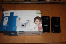 2 Set Devolo dLAN 200 AV +  Powerline Adapter Netzwerk aus der Steckdose schwarz