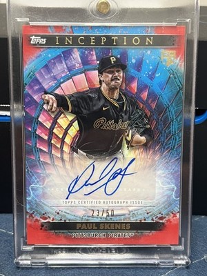 2024 Topps Inception Paul Skenes Charged Particles Red RC Auto /50 - Pirates