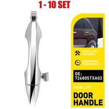Fit 2007-2013 Acura MDX Base Rear Outside Door Handle LH Left 1-10PCS Chrome ABS