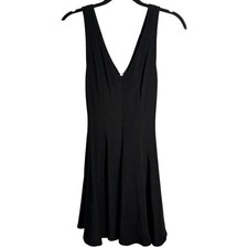 Alice + Olivia fit and flare little black dress mini dark romance size 0 capsule
