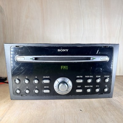 FORD FOCUS MK2 C MAX SONY 6 DISC CD RADIO PLAYER CD132-CD6 WORKING W/CODE