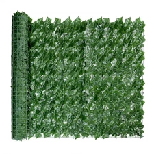 Artificial Ivy Privacy Fence Screen - 40" X 120" UV-Anti Fake Leaves Vines - ...