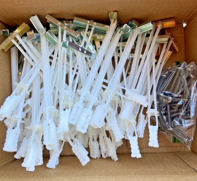 #ad 50x Toggler SnapToggle 1 4quot; HD Snap Strap Toggle Wall Anchor w Screws $37.75