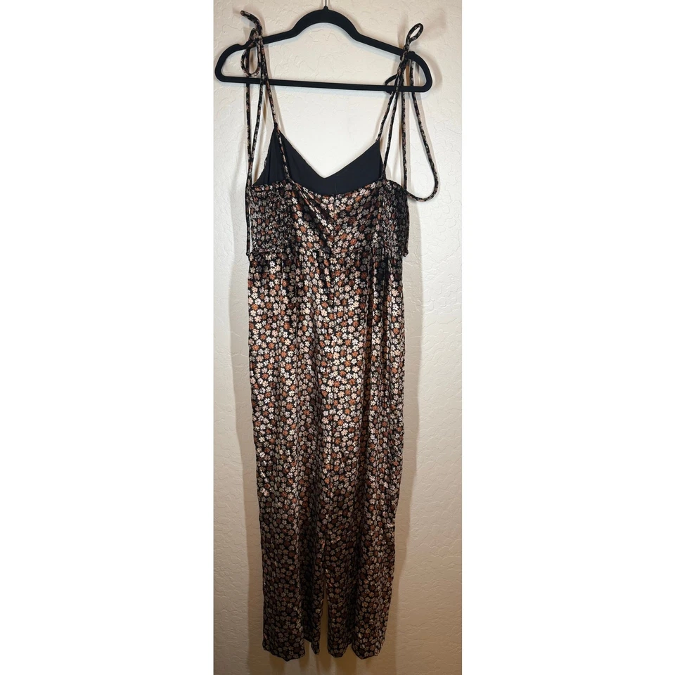 Madewell коричневый цветочный бархат комбинезон размер 6  - Изображение 2 из 4