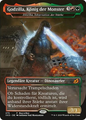 Magic/MTG Zilortha, Strength Incarnate BABP-275 Mythic Deutsch Excellent Foil