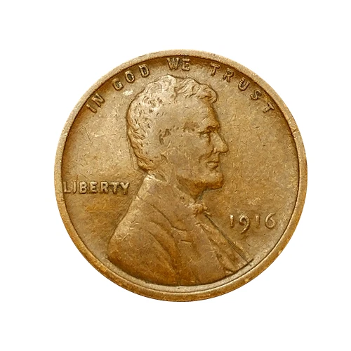 1916 Lincoln Wheat Penny Cent - G/VG Good or Better Very Nice