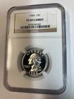 Rare 1960 WASHINGTON QUARTER 25C NGC PF 69 Cameo